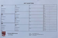 Mitt släktträd Vår egen
