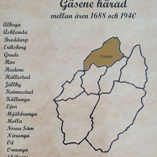 Gäsene härad CD-skiva Gäsene härad