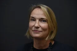 Bild på Maria Bouroncle på Göteborg Book mässa 2024.