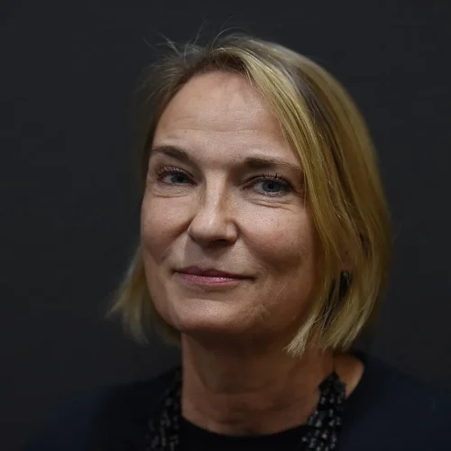 Bild på Maria Bouroncle på Göteborg Book mässa 2024.